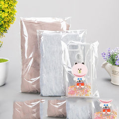 Clear Self-Adhesive Plastic Book Covers, , Pack of 100 : C5:180+{230+40}MM Transparent Protective School Book Wrapping Film