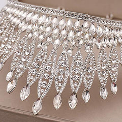 KODENG Trendy Silver Color Rhinestone Crystal Queen Big Crown Bridal Wedding Tiara Women Beauty pageant Bridal Hair Accessories Jewelry