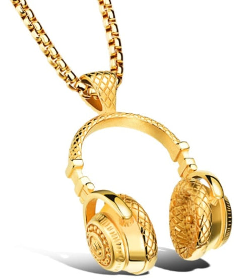Headphone Pendant with Necklace
