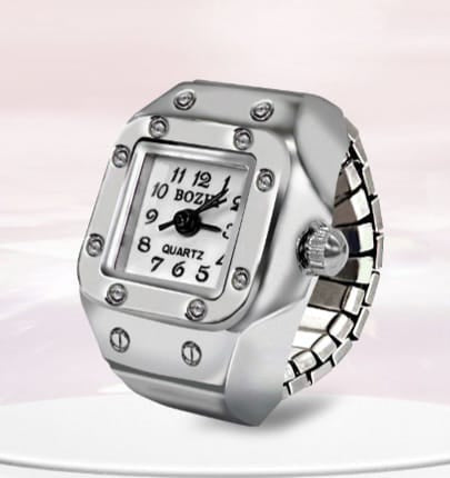 Classic Square Finger Ring Watch