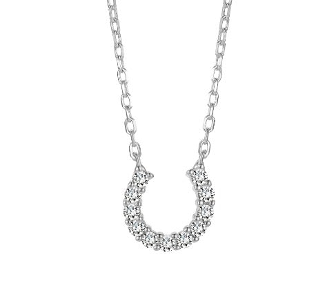 Horseshoe Sterling Silver Necklace