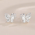 Sterling Silver Butterfly Earring