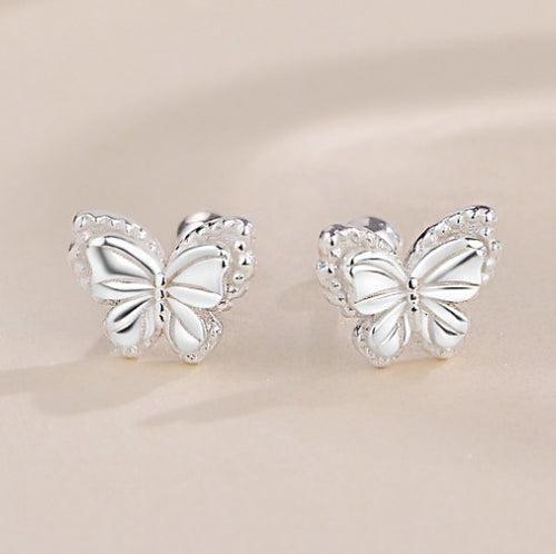 Sterling Silver Butterfly Earring