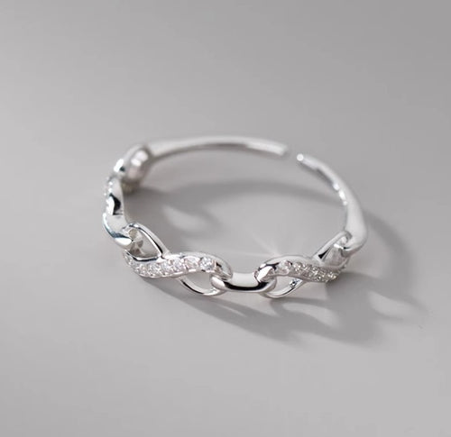 Sterling Silver Infinity Ring