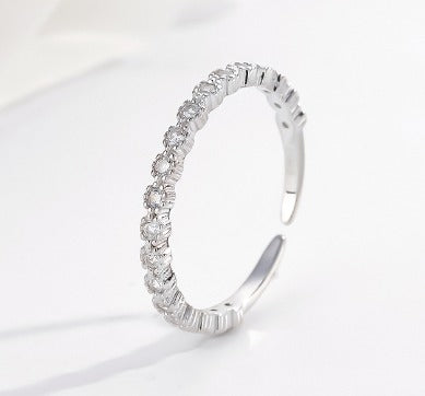 Sterling Silver Circle of life Stack Ring