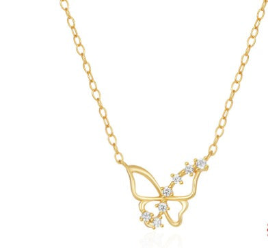 Sterling Silver Butterfly Necklace