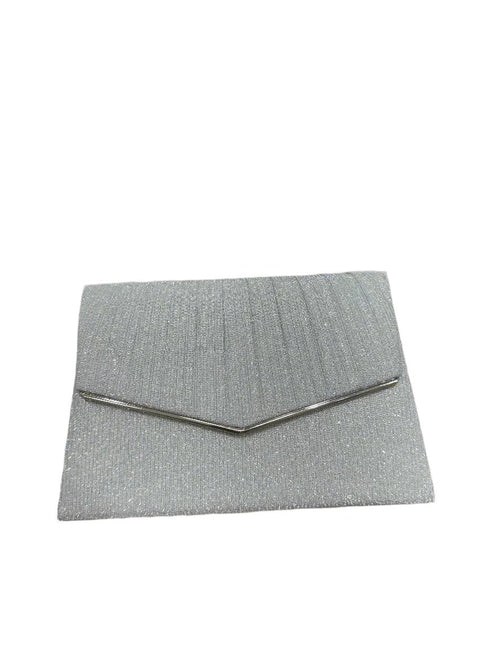 Formal Silver Clutch Bag