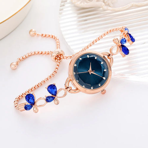 Formal Blue Gem Watch