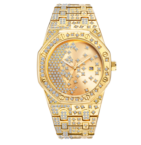 Diamond Embedded Watch