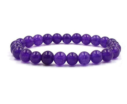 Beaded Purple Bracelet