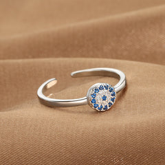 Diamond Evil Eye Ring