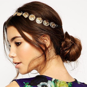 Circle Gold Piece Headband