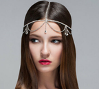 Long Diamond Drape Headchain