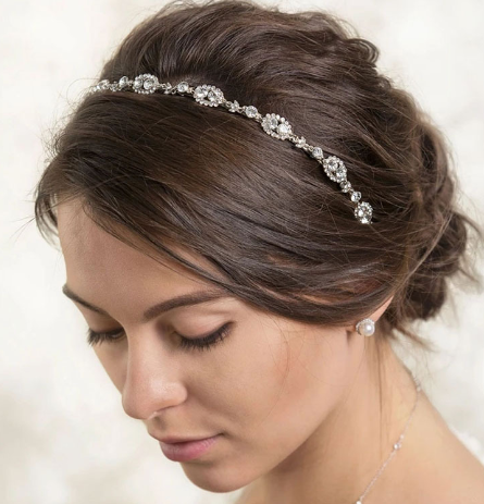 Simple Diamond Piece Headband