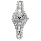 Diamond Cut Silver Ladies Watch