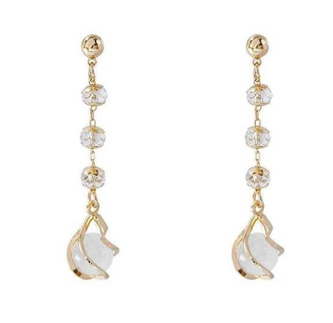 Crystal Long Drop Earing