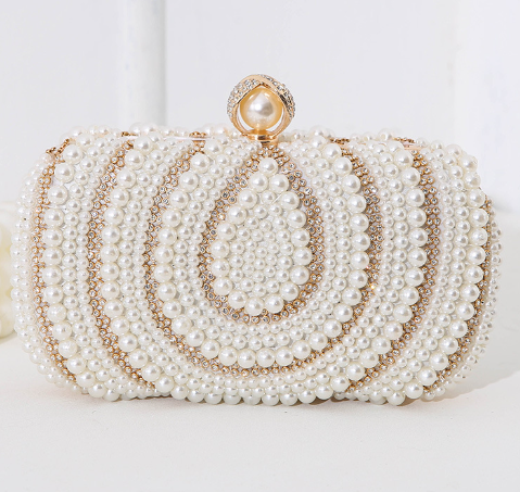 Pearl Clutch Bag